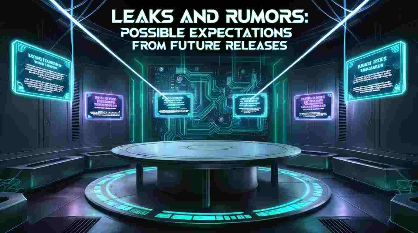 An image of Leaks and Rumors: Possible Expectations from Future Releases