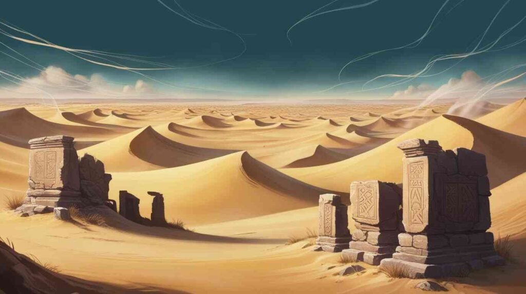 An image of Echoes of Aeloria The Forgotten Sands