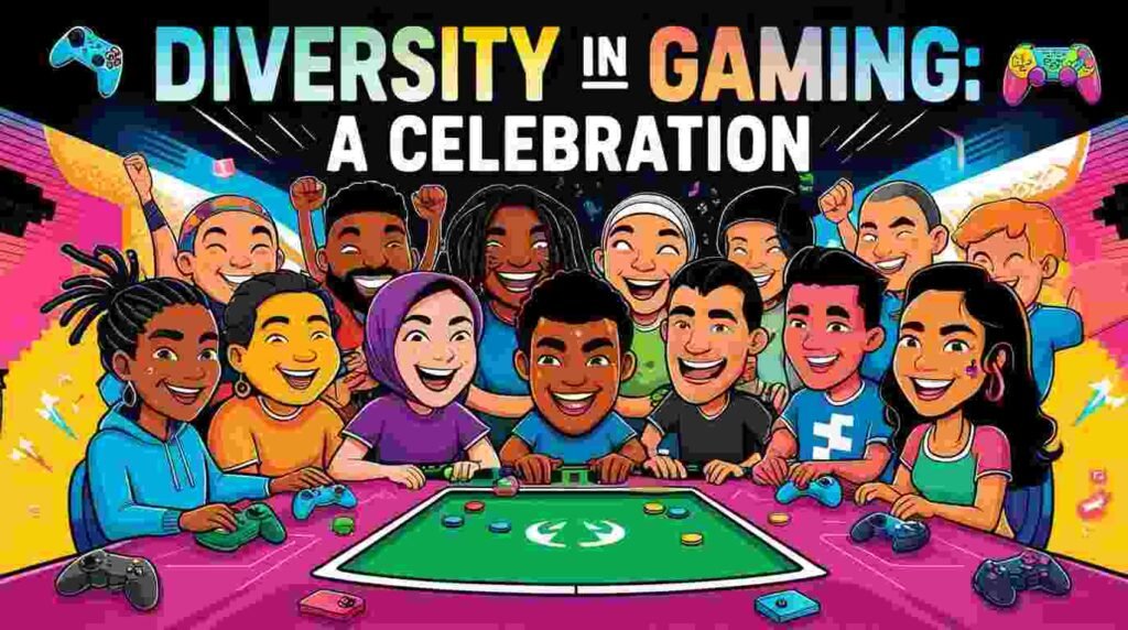 An image of Diversity in Gaming A Celebration