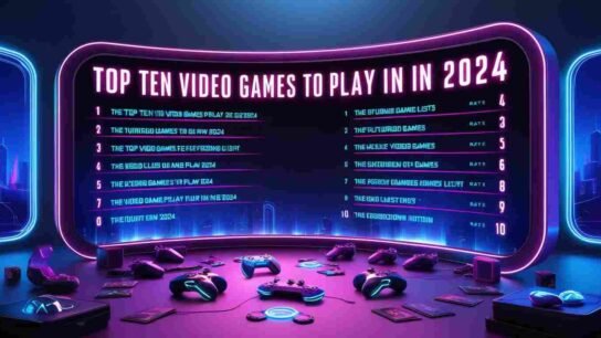 An image of The Top Ten Video Games You Have to Play in 2024